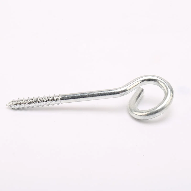 Pig tail hook + sheep eye ring + iron hanging ring (4)