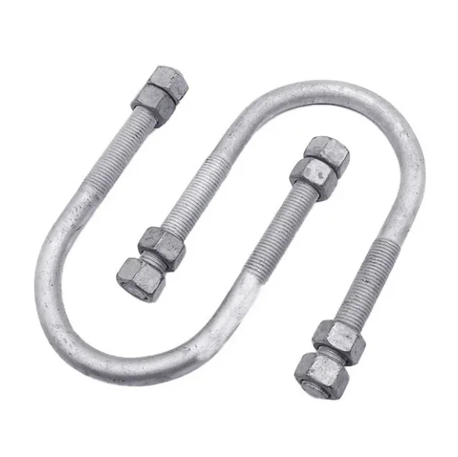 U shaped clamp Hot dip galvanized iron parts for circuits (3)