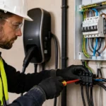 electrician_working_on_electrical_wiring_system
