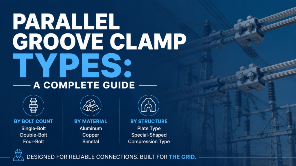 Parallel groove clamp types guide cover