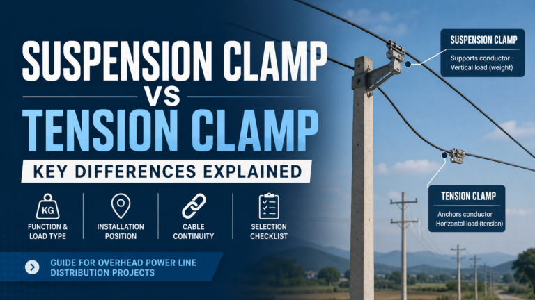 Suspension Clamp vs Tension Clamp: Key Differences Explained