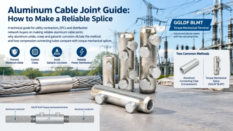 Aluminum Cable Joint Guide: How to Make a Reliable Splice