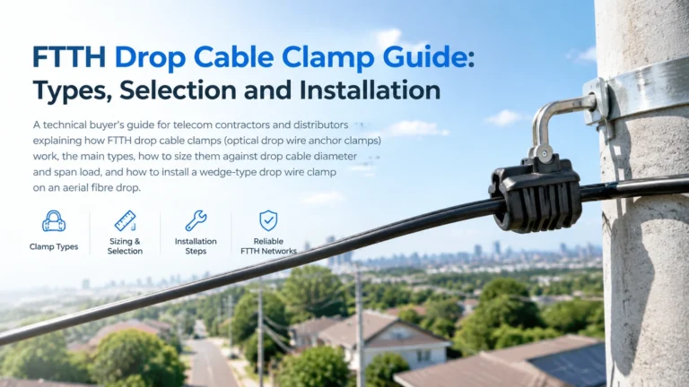 FTTH Drop Cable Clamp Guide: Types, Selection and Installation